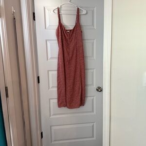Abercrombie & Fitch Rust Midi Dress